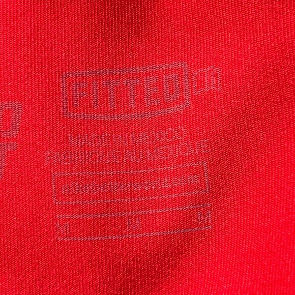 Nike Pro Combat Shirt Mens Medium Red Short Sleeve Pullover Compression Fitted - Picture 5 of 10